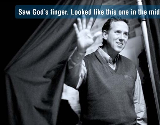 Santorum’s Time Traveling Tales