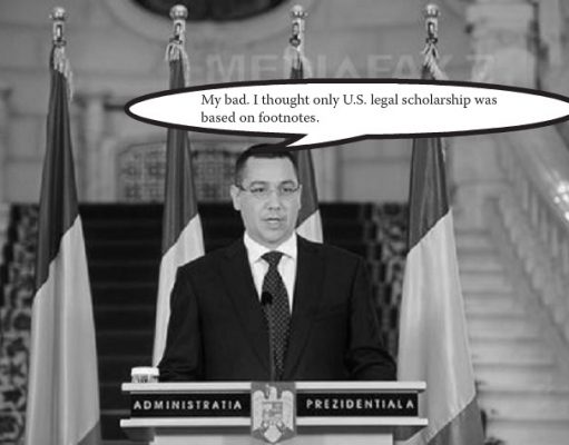 The Australian Times: If Sex and Money Engender a Political Career in Romania, Plagiarism May Endanger It