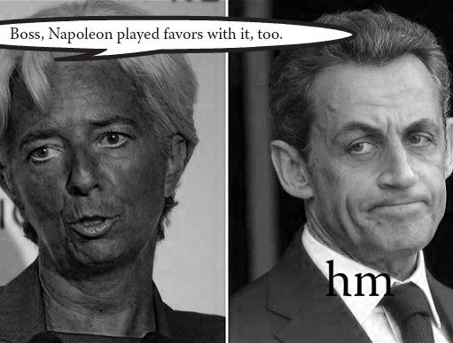 The 2012 Summer Chronicles of the Tanned Mme Lagarde and the Tart Me Sarkozy I did it because everybody does it