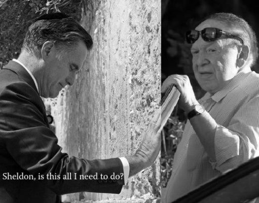 The Scariest Thing about Romney Is Sheldon Adelson Adon Sheldon, is this all I need to do?