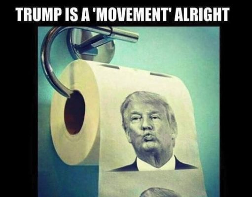 Trump’s Bowel Movement Is on Twitter
